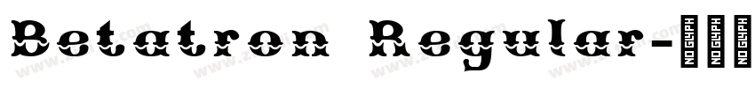 Betatron Regular字体转换
